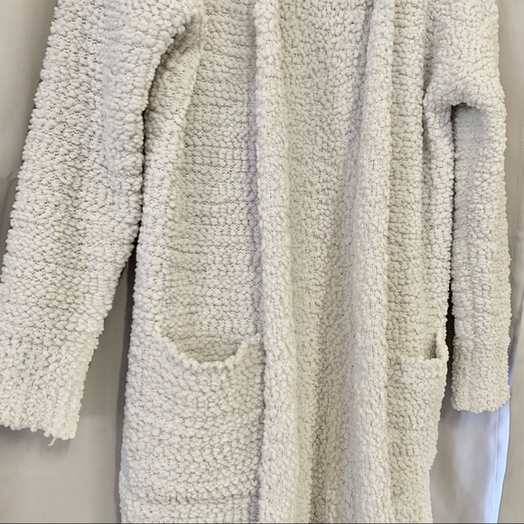 MEROKEETY Cardigan Long Sweater Duster Cream - Picture 3 of 7